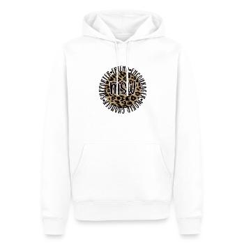 Master en travail social MSW - Sweat à capuche Premium bio Homme - blanc - Devant - Nico (187cm)