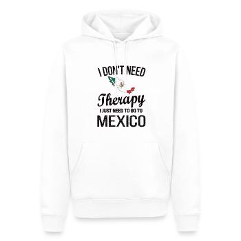 Mexique Origine Mexique Drapeau mexicain - Sweat à capuche Premium bio Homme - blanc - Devant - Nico (187cm)
