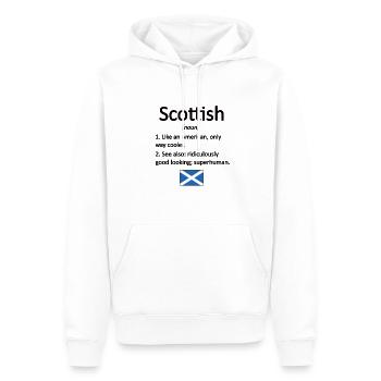 Stolzer Schotte Schottland Schottische Wurzeln - Männer Premium Bio Hoodie - Weiß - Vorne - Nico (187cm)