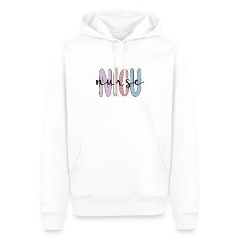 NICU Neonatal Intensive Care Nurse - Men’s Premium Organic Hoodie - white - Front - Nico (187cm)