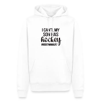 Stolze Eishockey Mama Von Eishockeyspieler Mutter - Männer Premium Bio Hoodie - Weiß - Vorne - Nico (187cm)