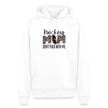 Stolze Eishockey Mama Von Eishockeyspieler Mutter - Männer Premium Bio Hoodie - Weiß - Vorne - Nico (187cm)