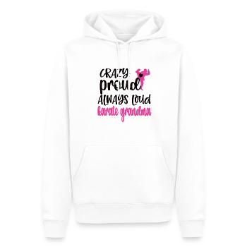 Meilleur cadeau de grand-mère de karaté Fière grand-mère de karaté - Sweat à capuche Premium bio Homme - blanc - Devant - Nico (187cm)