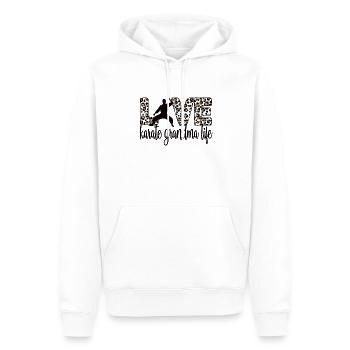 Fière Karaté Grand-mère Meilleur Karaté Grand-mère Cadeau - Sweat à capuche Premium bio Homme - blanc - Devant - Nico (187cm)