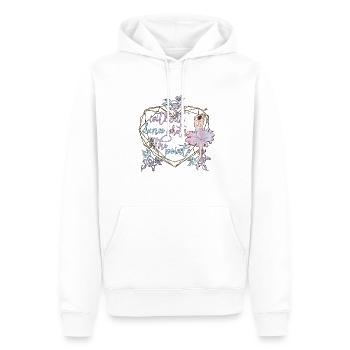 Danseuse de ballet ballerine danseuse de ballet - Sweat à capuche Premium bio Homme - blanc - Devant - Nico (187cm)