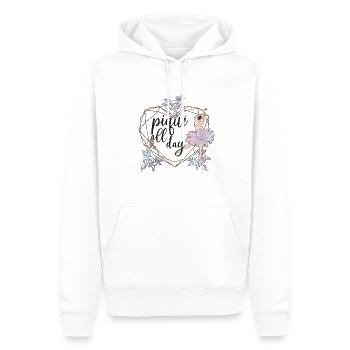 Danseuse de ballet ballerine danseuse de ballet - Sweat à capuche Premium bio Homme - blanc - Devant - Nico (187cm)