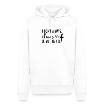 danseuse de ballet ballerine ballet danse ballerine - Sweat à capuche Premium bio Homme - blanc - Devant - Nico (187cm)