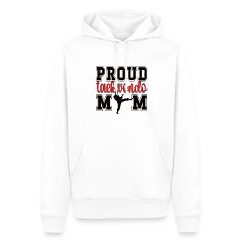 Proud Taekwondo Mom Taekwondo Mother Gift - Men’s Premium Organic Hoodie - white - Front - Nico (187cm)