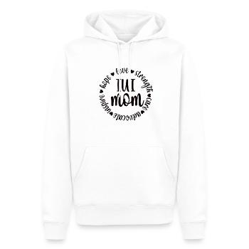 IUI Mama Intrauterine Insemination IUI Mutter - Männer Premium Bio Hoodie - Weiß - Vorne - Nico (187cm)