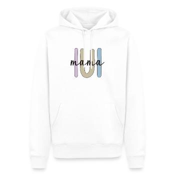 IUI Mama Intrauterine Insemination Schwangerschaft - Männer Premium Bio Hoodie - Weiß - Vorne - Nico (187cm)