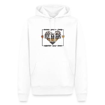 Stolze IUI Mama IUI Intrauterine Insemination Mama - Männer Premium Bio Hoodie - Weiß - Vorne - Nico (187cm)