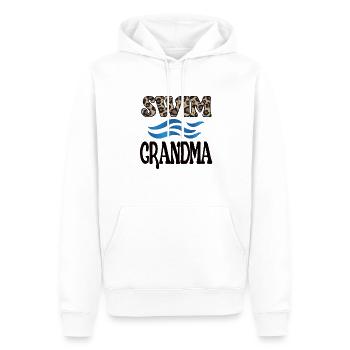 Meilleure natation Grand-mère Grand-mère Nageuse Grand-mère Natation Grand-mère - Sweat à capuche Premium bio Homme - blanc - Devant - Nico (187cm)