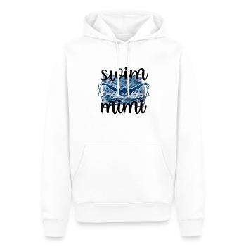 Stolze Schwimm-Mimi Schwimmer Mimi Oma Geschenk - Männer Premium Bio Hoodie - Weiß - Vorne - Nico (187cm)