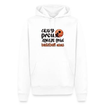 Meme Grand-mère de basket-ball joueur de basket-ball Meme - Sweat à capuche Premium bio Homme - blanc - Devant - Nico (187cm)