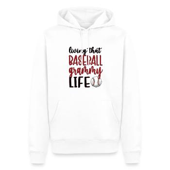 Grammy Oma Von Baseballspieler Baseball Grammy - Männer Premium Bio Hoodie - Weiß - Vorne - Nico (187cm)