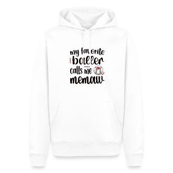 Memaw Grandma From Baseball Player Baseball Memaw - Men’s Premium Organic Hoodie - white - Front - Nico (187cm)