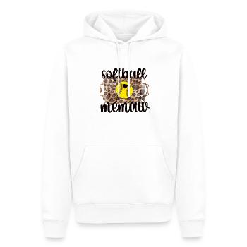 Memaw Grandma By Softball Player Softball Memaw - Men’s Premium Organic Hoodie - white - Front - Nico (187cm)
