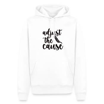 Chiropraticien Chiropratique Meilleur Chiropraticien - Sweat à capuche Premium bio Homme - blanc - Devant - Nico (187cm)