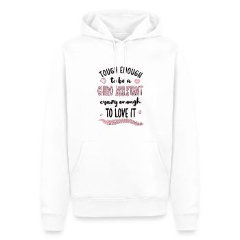 Chiropraktischer Assistent Chiropraktik-Assistent - Männer Premium Bio Hoodie - Weiß - Vorne - Nico (187cm)