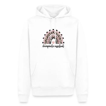 Chiropraktischer Assistent Chiropraktik Assistent - Männer Premium Bio Hoodie - Weiß - Vorne - Nico (187cm)