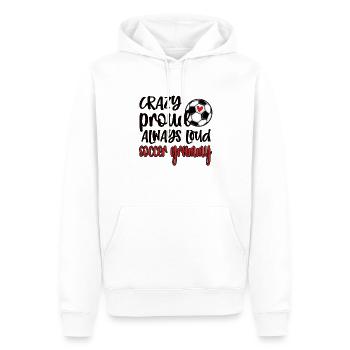 Grammy Grand-mère de joueur de football Grammy - Sweat à capuche Premium bio Homme - blanc - Devant - Nico (187cm)