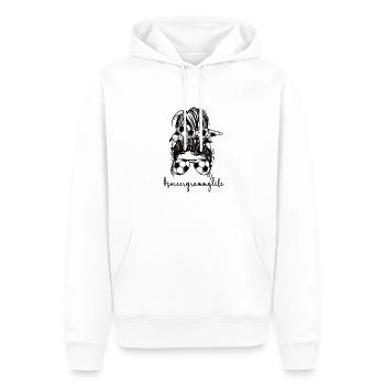 Grammy Oma Von Fußballspieler Fußball Grammy - Männer Premium Bio Hoodie - Weiß - Vorne - Nico (187cm)
