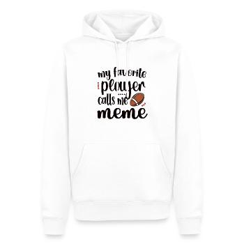 Football Meme Grandma Of Football Player Meme - Männer Premium Bio Hoodie - Weiß - Vorne - Nico (187cm)