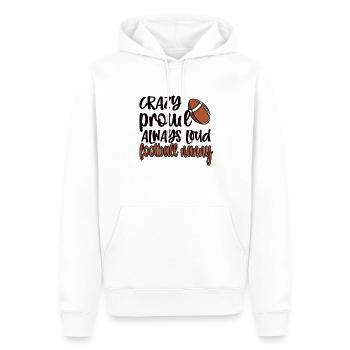Nounou de football Grand-mère de joueur de football nounou - Sweat à capuche Premium bio Homme - blanc - Devant - Nico (187cm)