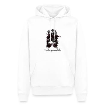 Stolze Bogenschießen-Mama Von Bogenschützen Mutter - Männer Premium Bio Hoodie - Weiß - Vorne - Nico (187cm)