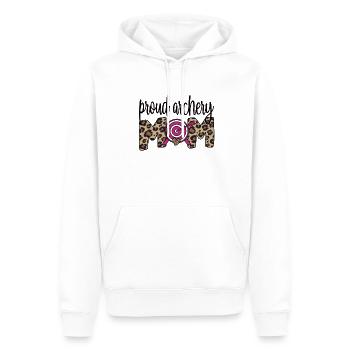Stolze Bogenschießen-Mama Von Bogenschützen Mutter - Männer Premium Bio Hoodie - Weiß - Vorne - Nico (187cm)