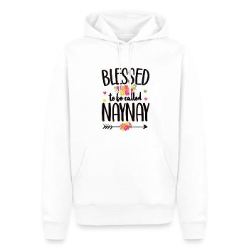 Naynay Oma Muttertag Naynay Geschenk Großmutter - Männer Premium Bio Hoodie - Weiß - Vorne - Nico (187cm)