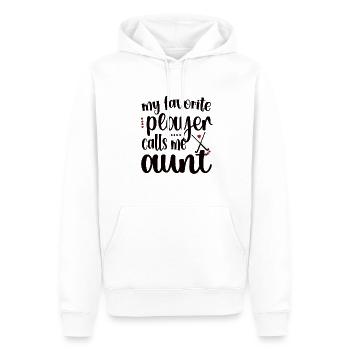 Stolze Feldhockey-Tante Feldhockeyspieler Tante - Männer Premium Bio Hoodie - Weiß - Vorne - Nico (187cm)