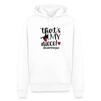 Meilleur cadeau de tante de course de baril Barrel Racer - Sweat à capuche Premium bio Homme - blanc - Devant - Nico (187cm)