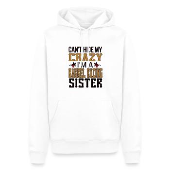 Meilleure sœur de course de barils Sœur de course de barils - Sweat à capuche Premium bio Homme - blanc - Devant - Nico (187cm)