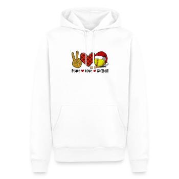 Softball Christmas Softball Player Xmas Party Gift - Männer Premium Bio Hoodie - Weiß - Vorne - Nico (187cm)
