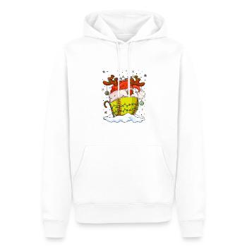 Softball Christmas Softball Player Xmas Party Gift - Männer Premium Bio Hoodie - Weiß - Vorne - Nico (187cm)