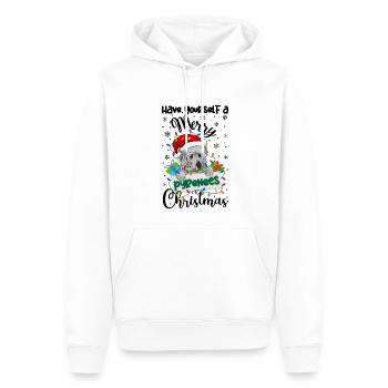 Great Pyrenees Weihnacht Goldener Hunde Geschenk - Männer Premium Bio Hoodie - Weiß - Vorne - Nico (187cm)