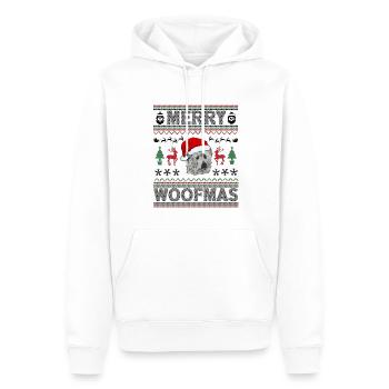 Great Pyrenees Weihnacht Goldener Hunde Geschenk - Männer Premium Bio Hoodie - Weiß - Vorne - Nico (187cm)