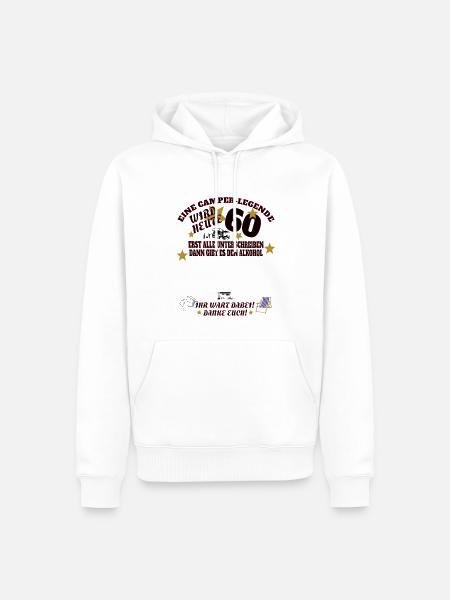 Camper Geschenkidee Camping - Männer Premium Bio Hoodie - Weiß