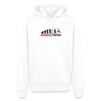 Accessoires de football Idée cadeau Fan de football - Sweat à capuche Premium bio Homme - blanc - Devant - Nico (187cm)