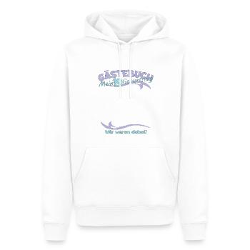 Livre d’or 19e anniversaire homme et femme - Sweat à capuche Premium bio Homme - blanc - Devant - Nico (187cm)