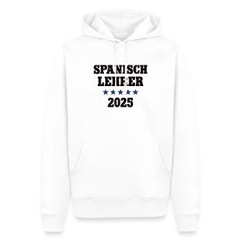 Spanisch Lehrer 2025 Beruf Studium Lehramt Spanish - Männer Premium Bio Hoodie - Weiß - Vorne - Nico (187cm)
