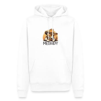 Meowdy Katze Howdy Meme Western Cowboy Kätzchen - Männer Premium Bio Hoodie - Weiß - Vorne - Nico (187cm)