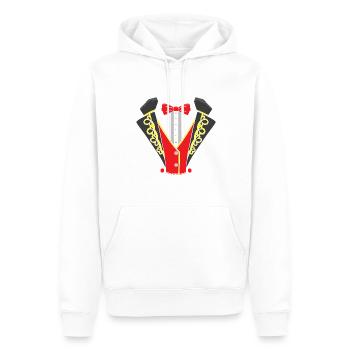 Zirkus Kostüm - Männer Premium Bio Hoodie - Weiß - Vorne - Nico (187cm)