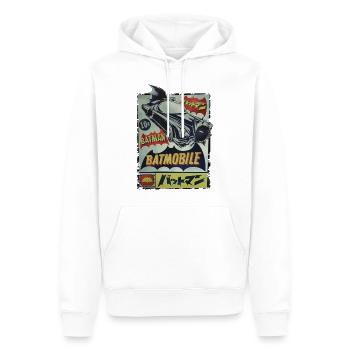 DC Comics Originals Batman En Japonais - Sweat à capuche Premium bio Homme - blanc - Devant - Nico (187cm)