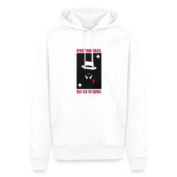 Herren Patenonkel Pate Patenschaft Onkel Patenkind - Männer Premium Bio Hoodie - Weiß - Vorne - Nico (187cm)