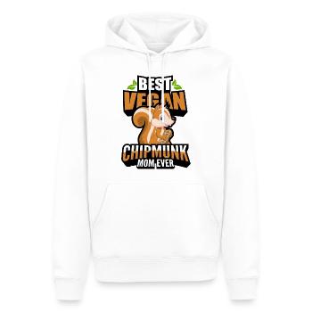 Tamia - Sweat à capuche Premium bio Homme - blanc - Devant - Nico (187cm)