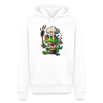 Einen Sprung kochen - Männer Premium Bio Hoodie - Weiß - Vorne - Nico (187cm)