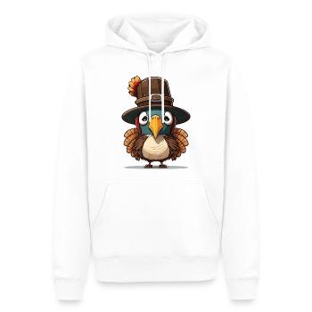 Thanksgiving Truthahn - Männer Premium Bio Hoodie - Weiß - Vorne - Nico (187cm)