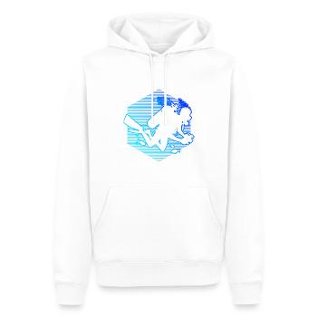 Scuba Taucher Diver Scuba Tauchen Scuba Diver - Männer Premium Bio Hoodie - Weiß - Vorne - Nico (187cm)